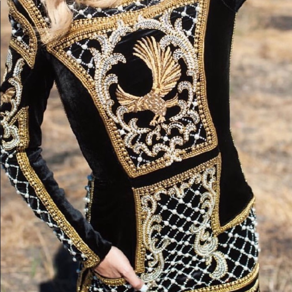 Balmain x HM beaded dress